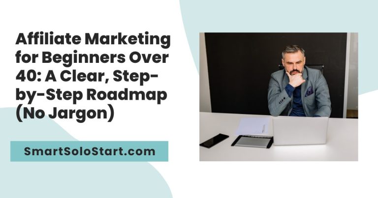 Affiliate Marketing for Beginners Over 40: A Clear, Step-by-Step Roadmap (No Jargon)