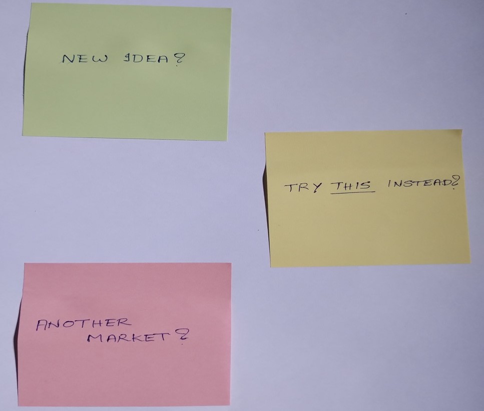 Always looking for better ideas