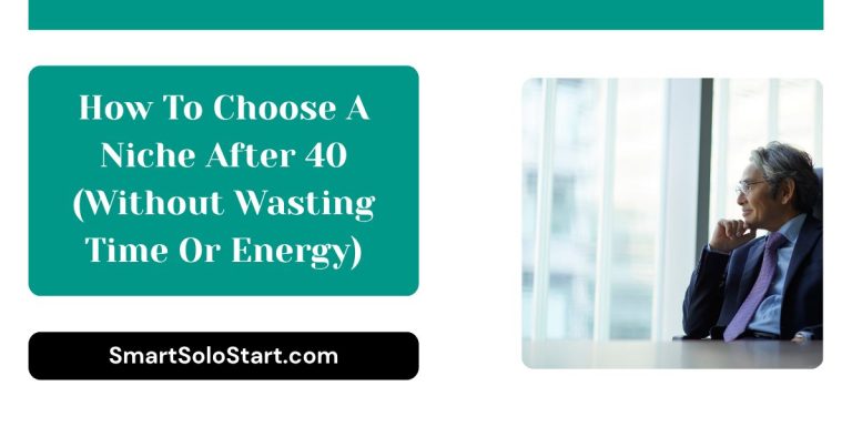 How to choose a niche after 40