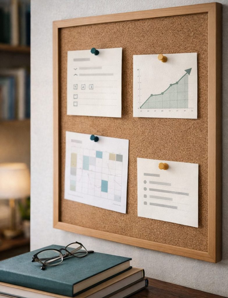 One clear goal planning board