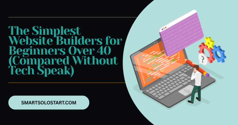The simplest website builders for beginners over 40 compared